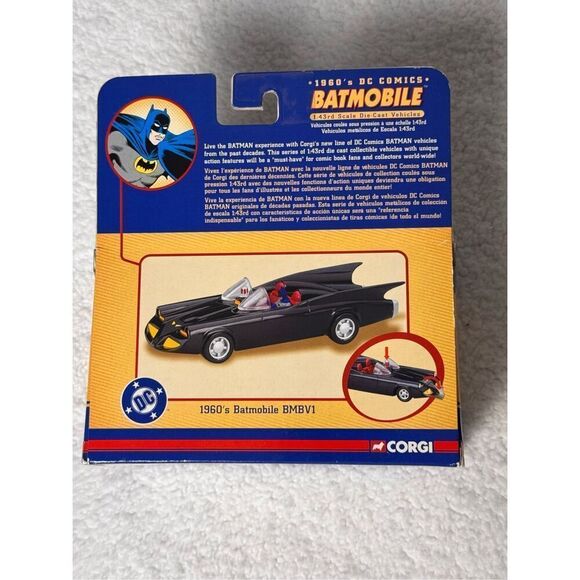 CORGI 1960's DC Comics BATMOBILE 1:43rd Scale. NIB. #77301 - Picture 6 of 7